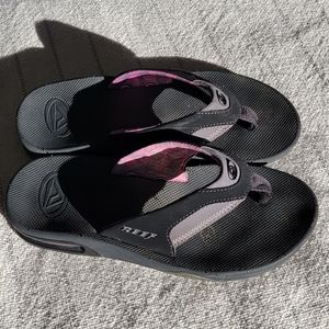 Womens Reef Fanning flip flops size 8